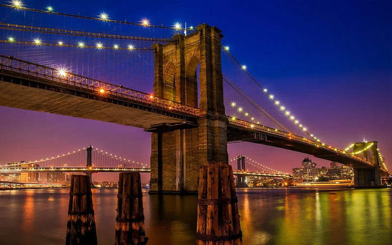 Ponte do Brooklyn em Nova York 