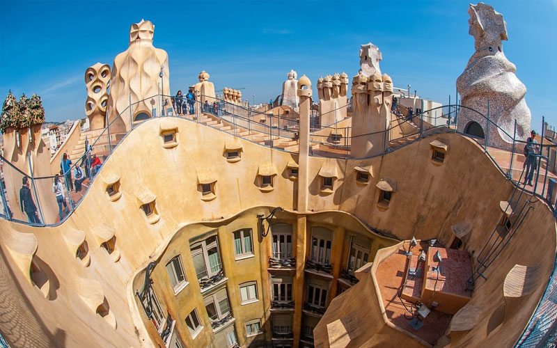 Arquitetura em Gaudi, Barcelona. 